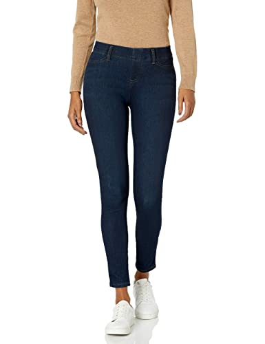 Amazon Essentials Jeggings de Punto Elástico sin Cordones (Disponible en Tallas Grandes) Mujer, Lavado Oscuro, S