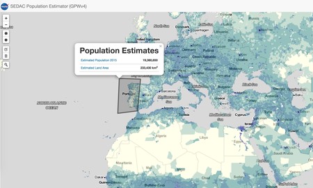 Este mapa interactivo calcula la población según la forma que dibujes
