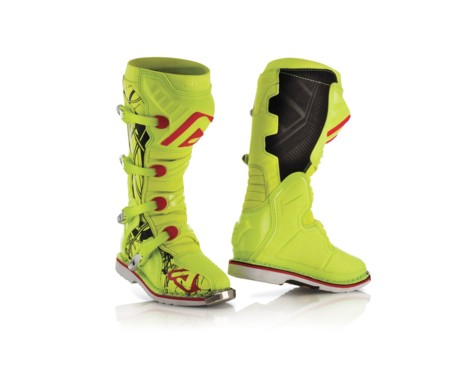 Acerbis X-PRO V, en amarillo flúor para pasar desapercibido