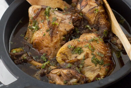 Receta de pollo balsámico lista en diez minutos