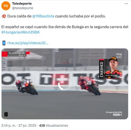 Bautista Hungria Sbk 2025