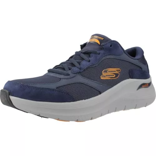 Skechers Arch Fit 2.0 The Keep, Zapatillas Hombre, Navy, 47.5 EU