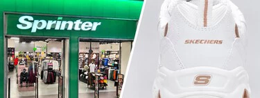 Sprinter rebaja las zapatillas Skechers blancas de estilo moderno que llevaremos a diario este otoño  