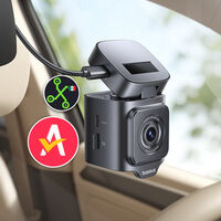 Esta dashcam tiene paneles solares, es ultra compacta y graba en alta definición a los montachoques de México 