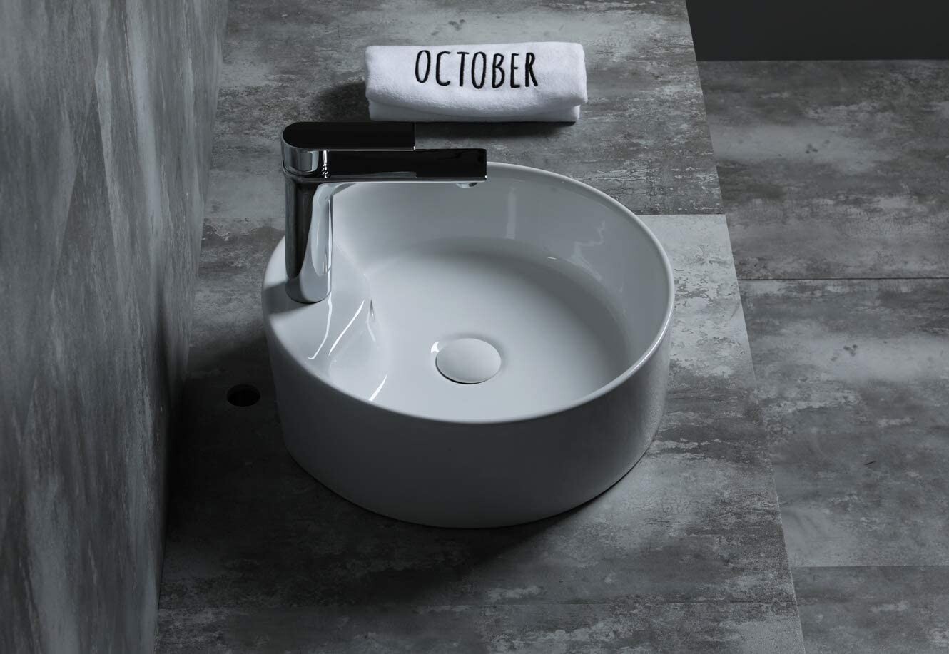 Tendencia en el cuarto de baño; diez lavabos sobre encimera por menos