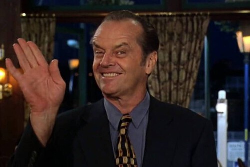 Jack Nicholson en la película