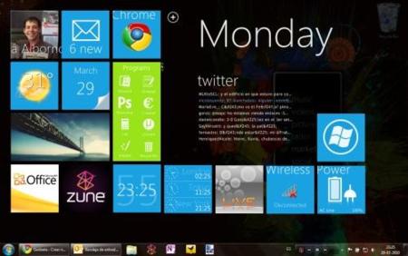 Haz que tu escritorio luzca como Windows Phone 7 con Omnimo UI