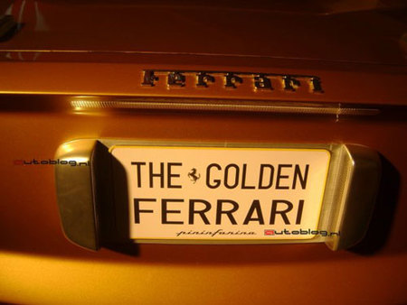 The Golden Ferrari Pininfarina