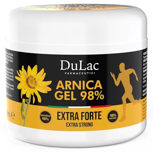 DuLàc, Gel con Árnica 98% con Aceite de Buriti, Tomillo y Mentol, para Masajear los Músculos y las Articulaciones