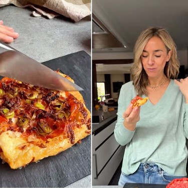 Paula Monreal, cocinera, y su receta de pizza proteica: “No lleva harina sino una base de papel de arroz" 