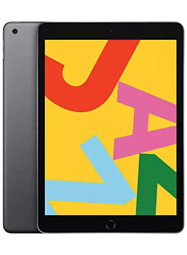 Apple iPad (7.ª Generación, 10.2-Pulgadas, 2019), 128GB, Wi-Fi, Gris Espacial (Reacondicionado)