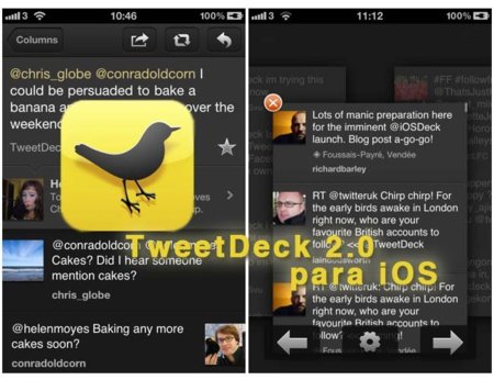 TweetDeck 2.0 llega a iOS con versátiles novedades
