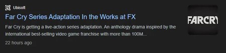 Ubisoft da un notición que nadie esperaba y después lo borra. No solo tendrás Far Cry en los videojuegos