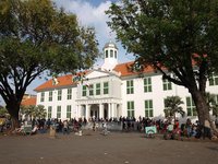 El centro histórico de Jakarta: la plaza Fatahillah