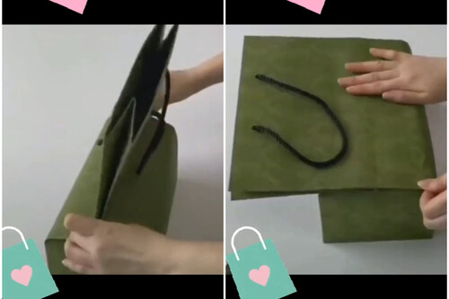 Reutilizar bolsas de papel