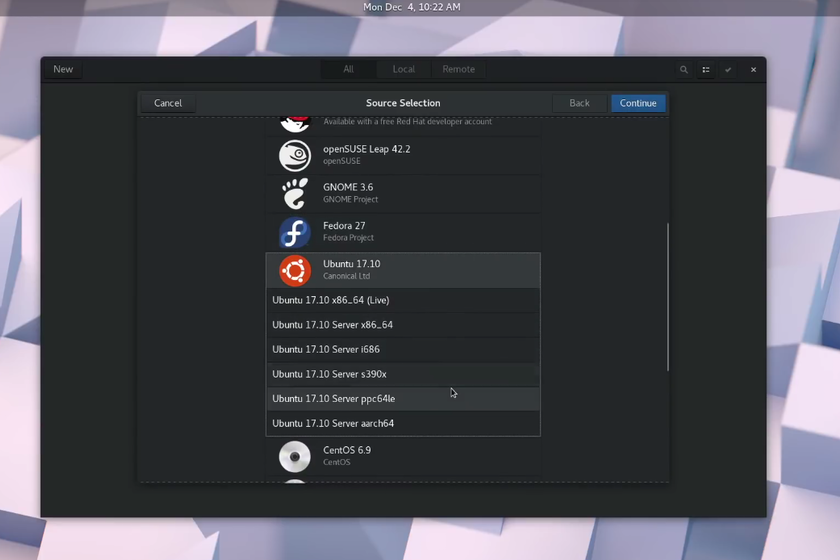 GNOME Boxes probar otras distros desde el escritorio de GNOME nunca