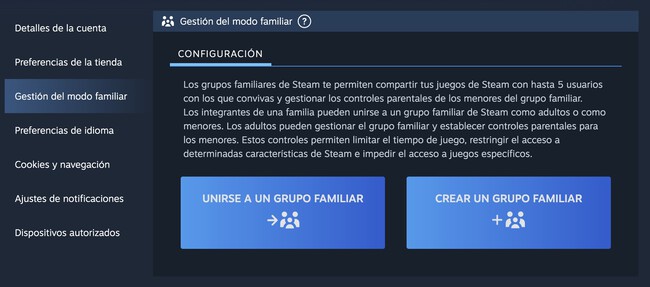 Cómo crear un grupo familiar de Steam para compartir tus juegos con ...