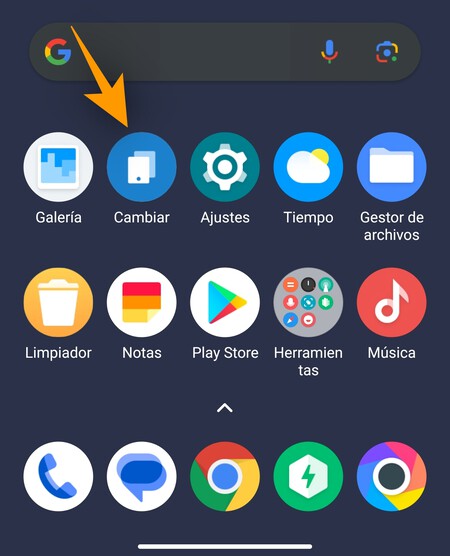Salir Segundo Espacio Xiaomi