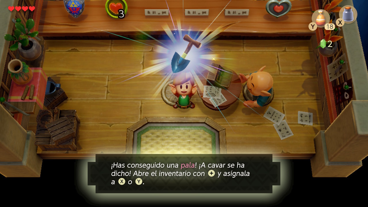 Guía de Zelda Link's Awakening dónde y cómo obtener todas las armas