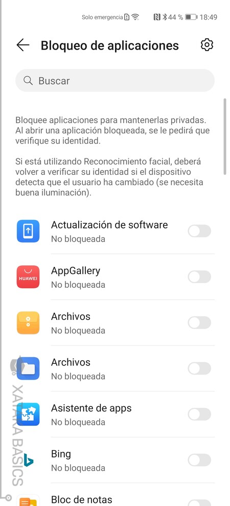 Apps Bloqueo