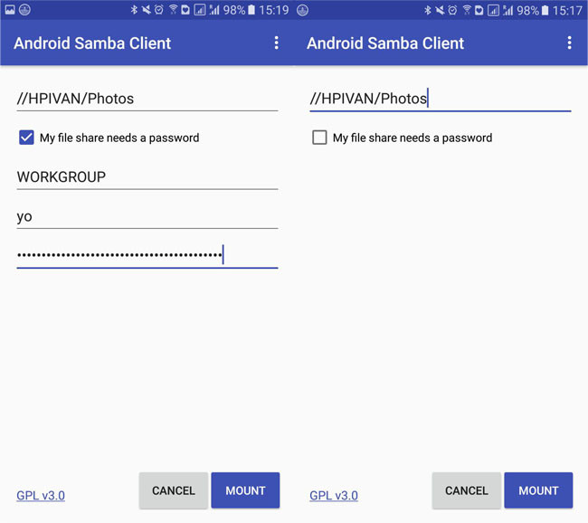 smb client for android and mac os x