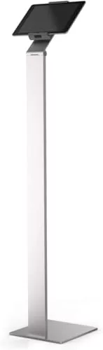 Durable 893223 soporte de tablet TABLET HOLDER FLOOR (para tablets de 7-13 pulgadas, giratorio 360 grados con dispositivo antirrobo) plata/antracita Atril