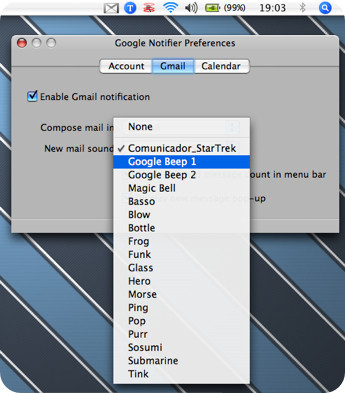 Personaliza los sonidos de Google Notifier