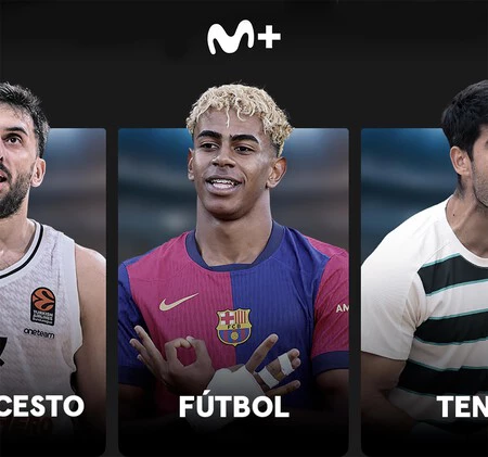 El fútbol en la app de Movistar Plus+ para móviles