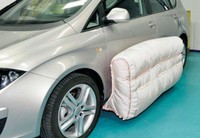 Airbags externos y pantógrafos para autobuses. Regreso a Motorpasión Futuro