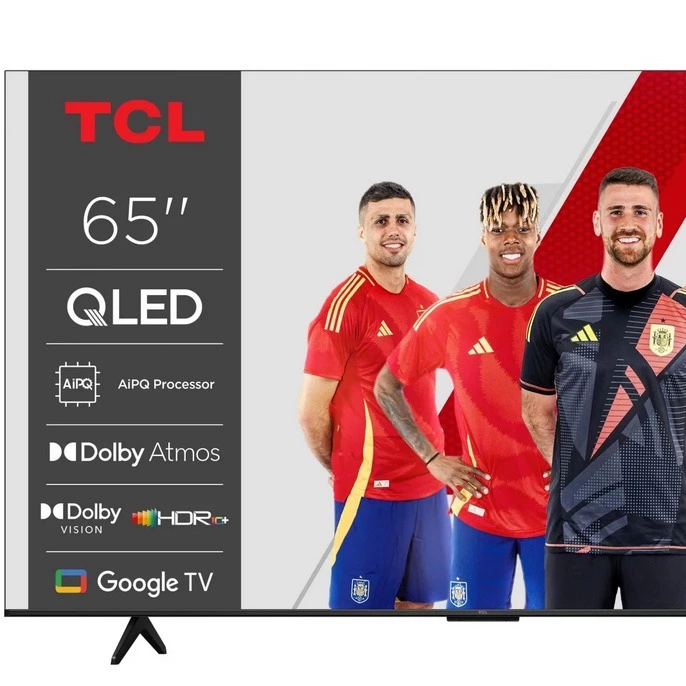  Smart TV QLED 65" (165,1 cm) TCL 65P71K, 4K UHD, 60 Hz, Procesador AiPQ Pro, Dolby AC4 Dolby TrueHD, Dolby Atmos DTS Virtual-X, Google TV 