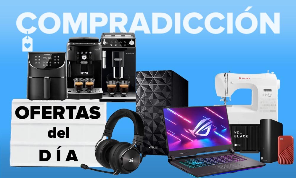 Ofertas del día y chollos en Amazon: portátiles y sobremesa ASUS a precios rebajados, almacenamiento WD y SanDisk, cafeteras De'Longhi o máquinas de coser Singer a precios rebajados