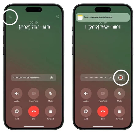 Grabar Llamada Iphone