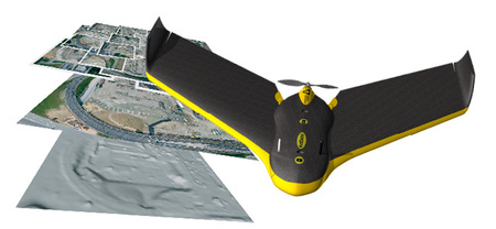 eBee, un avión espía que sirve para generar ortofotos