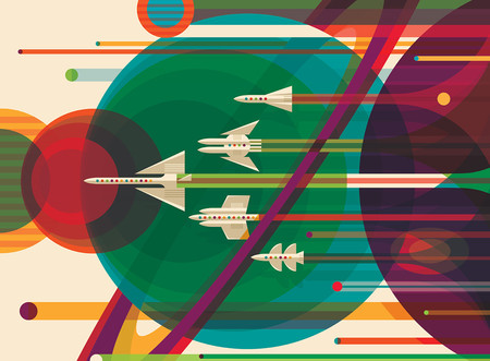 Descarga los pósters de la NASA para celebrar el 40 aniversario de las misiones Voyager