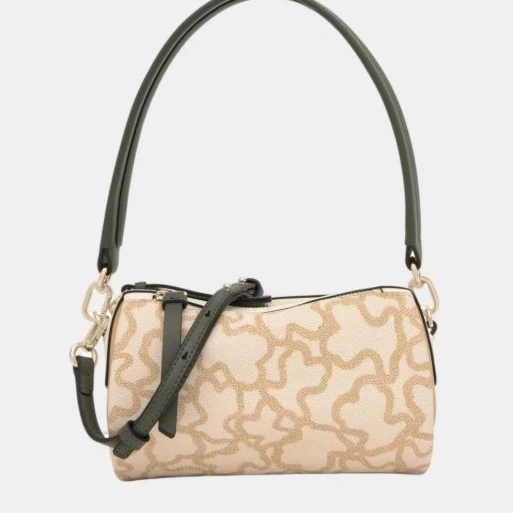 Bolso pequeño con cierre de cremallera. - Tous - Beige


