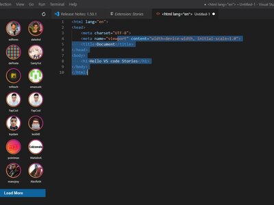 Las 'stories' ya han llegado incluso a Visual Studio Code: una extensión nos permite mostrar nuestro código al resto de usuarios
