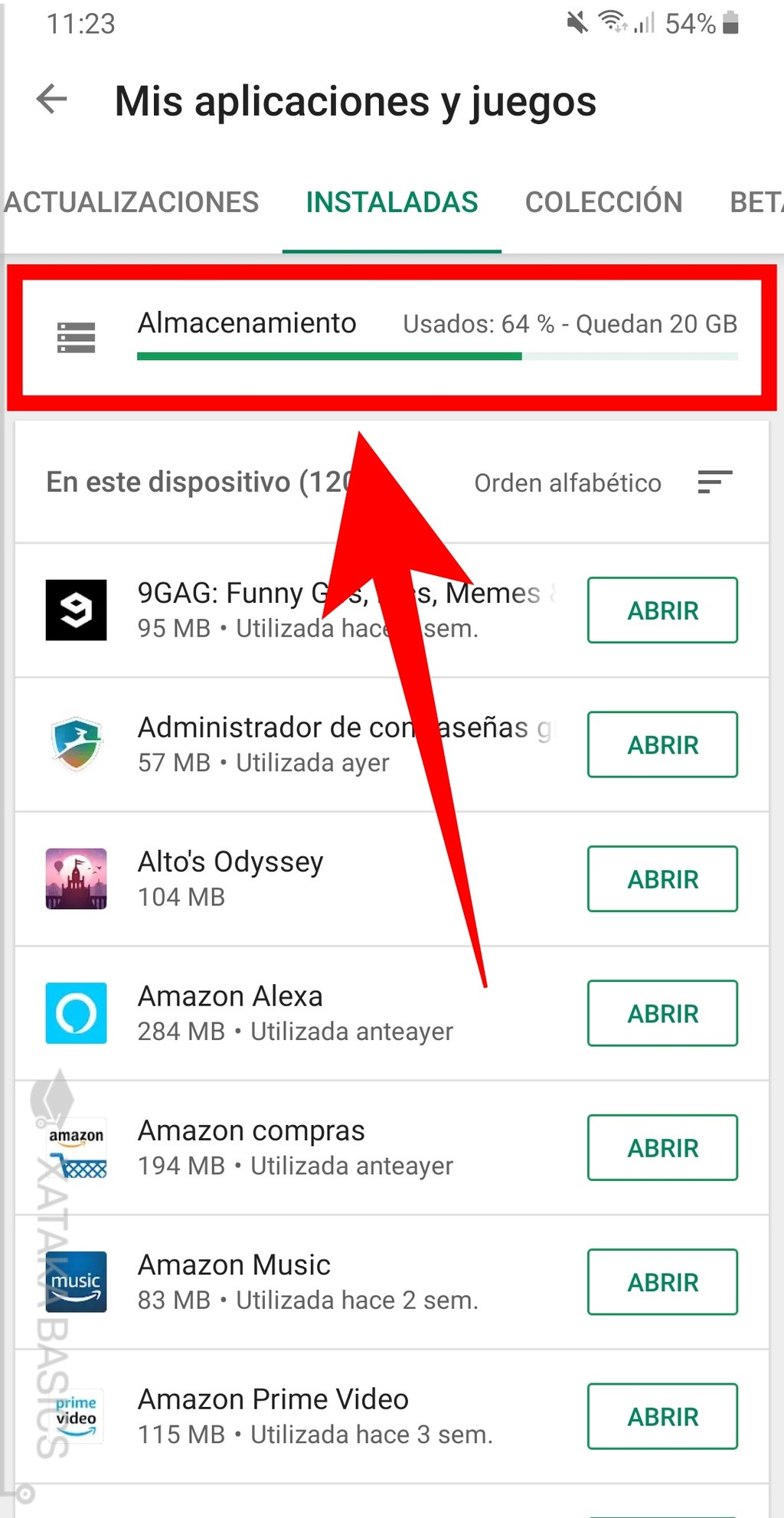 Cómo ver el espacio disponible en Android y borrar varias apps a la vez ...