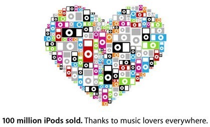El iPod cumple 100 millones
