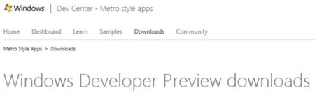 Échale un vistazo al futuro: Windows 8 Developer Preview