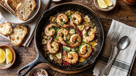 Cómo hacer unos irresistibles camarones al ajillo para Cuaresma, con la receta y consejos del chef Omar Sandoval 