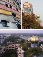 Die Waldspirale, el edificio-espiral en Darmstadt (Alemania)