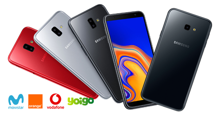 Samsung Galaxy J6+ y Galaxy J4+ llegan al catálogo de Movistar, Vodafone, Orange y Yoigo: precios a plazos