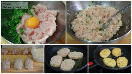 Bebes Pollo Filetes Rusos