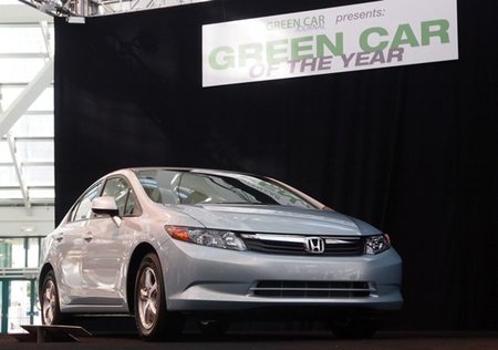 El Honda Civic Gas Natural gana el premio al Coche Verde del Año
