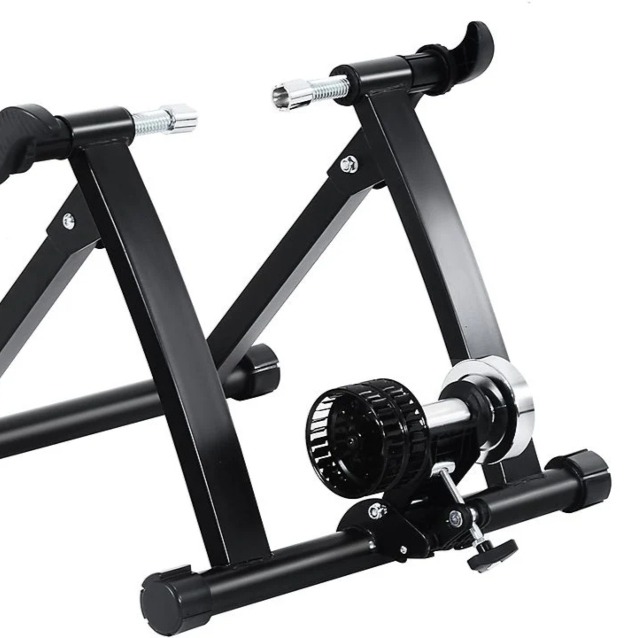 Rodillo Entrenamiento Bicicleta - HOMCOM Rodillo Entrenamiento Bicicleta, acero, max 135kg, 26-28 pulgadas, 54.5x47.2x39.1 cm

