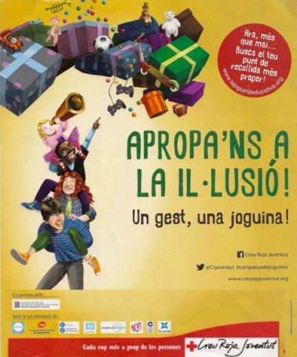"Acércanos a la ilusión. Un gesto, un juguete", campaña solidaria de Creu Roja Catalunya