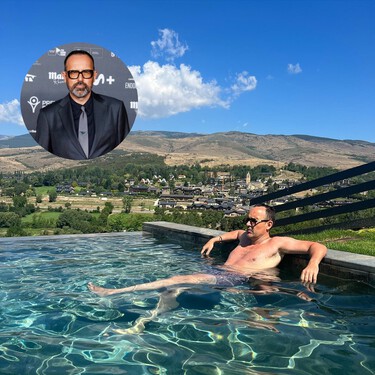 Entramos en el refugio de Risto Mejide: una exclusiva casa en el Pirineo catalán con una biblioteca infinita y una piscina espectacular