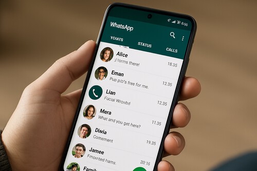WhatsApp en un Galaxy