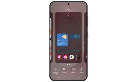 pantalla de inicio Galaxy