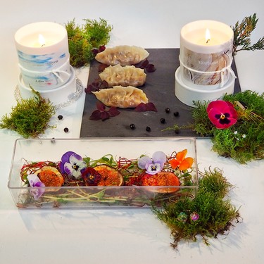 Unas velas perfumadas inspiran a Yo-Kaw Pat para crear dos deliciosos platos